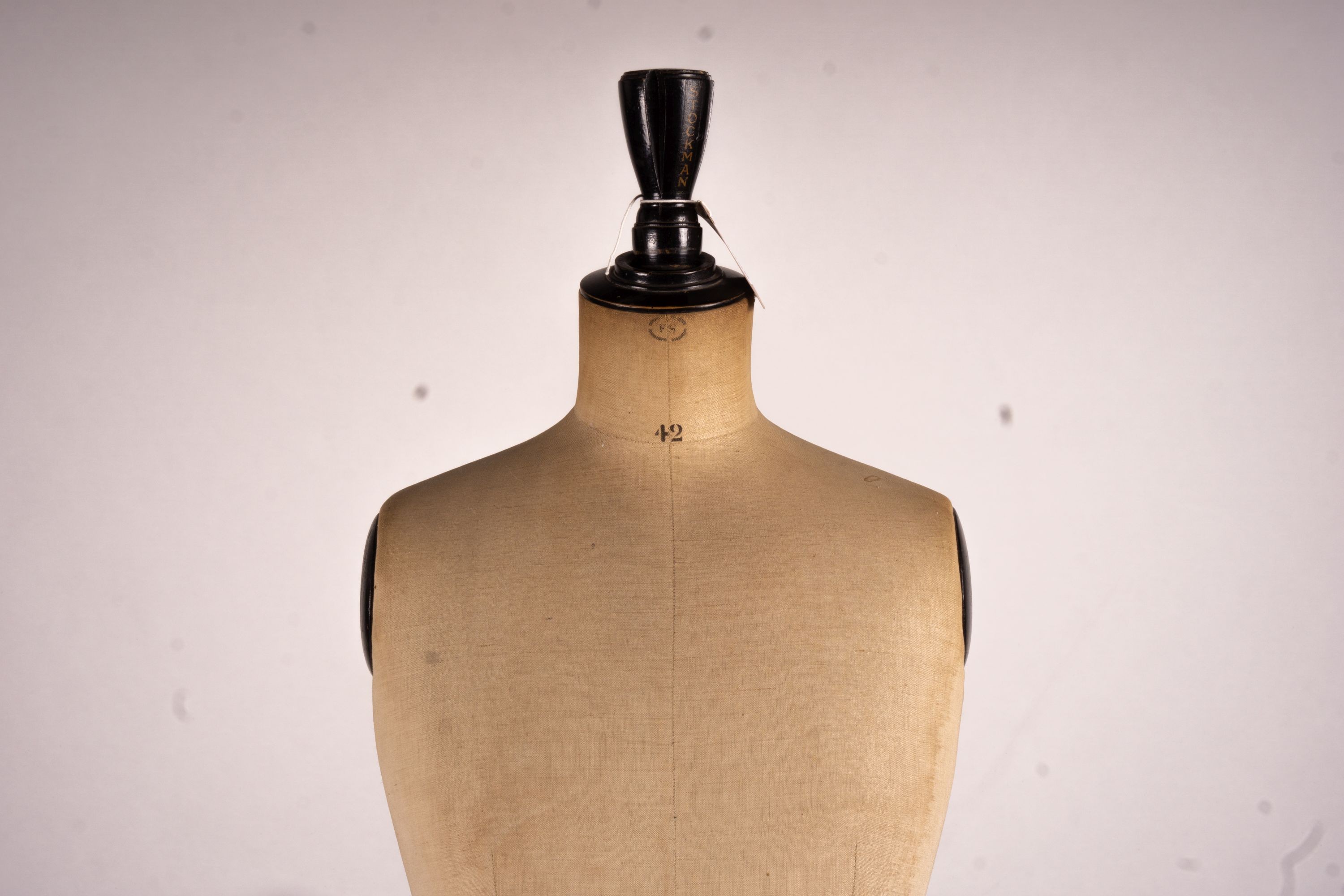 A Stockman tailors dummy on tripod stand, height 164cm